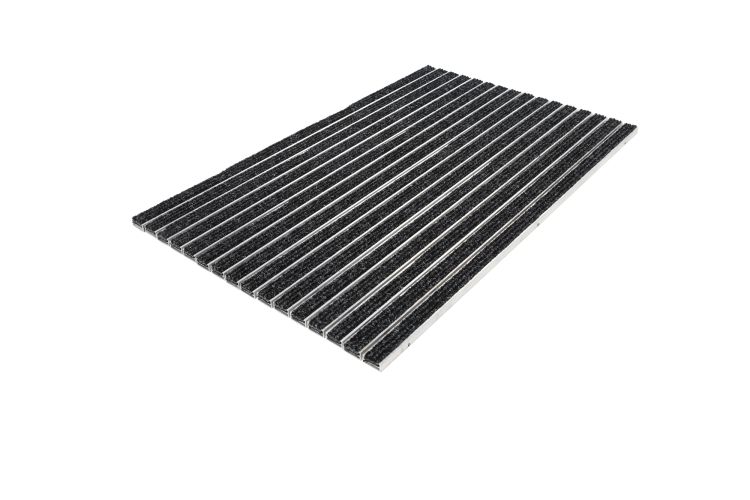 Tapis d'entrée sur structure aluminium 17R - Anthracite