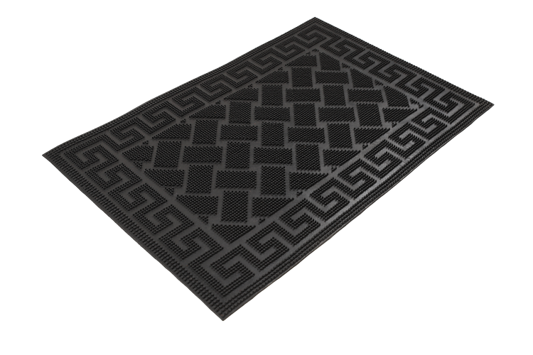 Tapis d'entrée 17CB, coloris brosses: gris